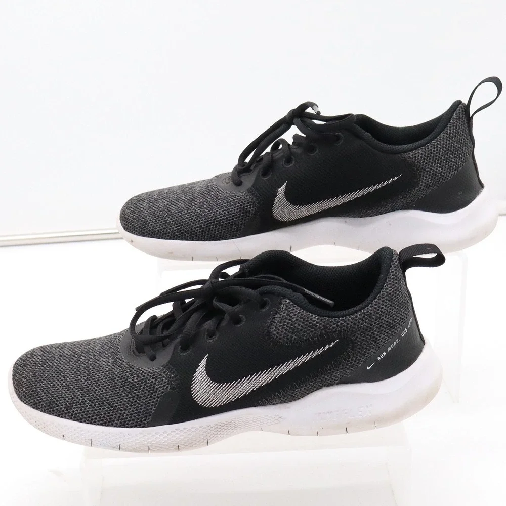 Nike Flex Experience Run 10 Women's 9.5 Black Grey Running Shoes